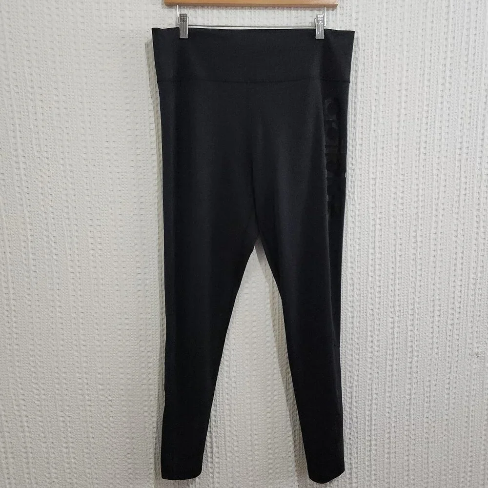 adidas Design 2 Move High Rise Logo Tights Black Size X-Large - Picture 4 of 12